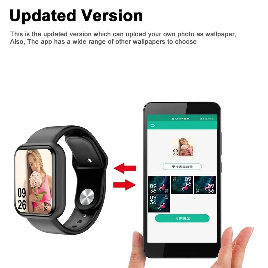 Smart Watch Y68 – sleep monitoring screen
