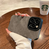 Flip Leather Phone Case – for iPhone 11-16 Series, Streetwear Style