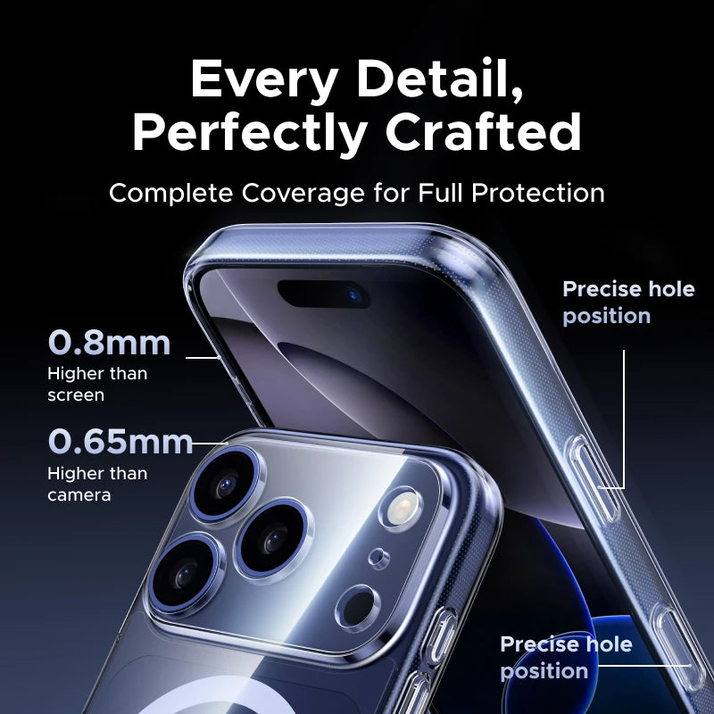 Magnetic Phone Case – Shockproof for iPhone 17/16/15/14 Pro