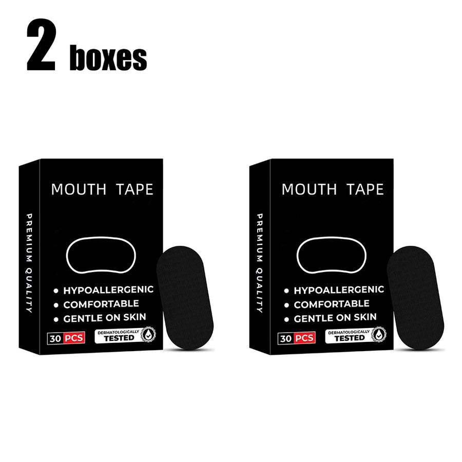 Elastic Mouth Tape for Sleeping – Closed Mouth Sleep Tape, Stops Snoring, Breath Correction