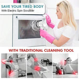 Cordless Electric Spin Scrubber – for Bathroom & Kitchen, with Brush Heads