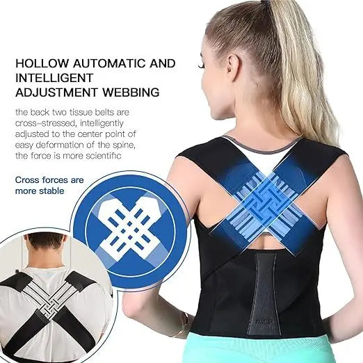 Posture Corrector for Women and Men,Adjustable Shoulder Posture Brace,Back Straightener Posture,Used for Middle Upper Spine UpTrend Deals