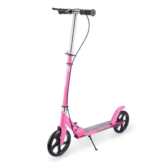 Portable Scooter Adult Scooter Foldable All-Iron Handbrake Scooter