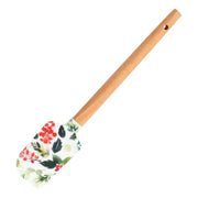 Christmas Themed Wooden Handle Pastry Batter Mixing Scraper Cake Cream Silicone Spatula Baking Decorating Tools Kitchen Utensils