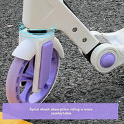 Teenagers and Kids Scooters Adult Two-Wheeled Collapsible City Campus Scooter 12 Scooter
