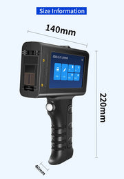 Willita Handheld Thermal Inkjet Printer English Language Production Date Number Logo Expiry Date Label Plastic Hand Jet Printer