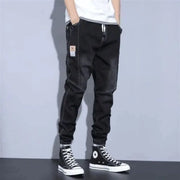 Jeans For Man Clothes Straight Baggy Wide Leg Casual Oversize Pants Vintage Korean Streetwear Tapered Embroidered Trousers