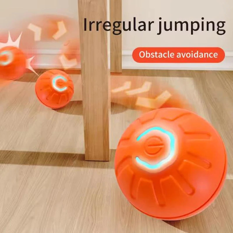 Orange ball with a central circular design on a white background