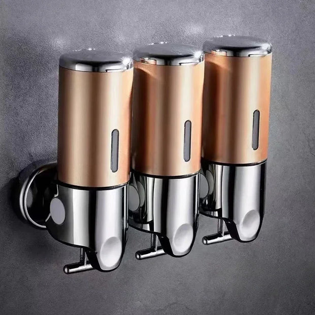 Wall-Mounted Shampoo and Soap Dispenser