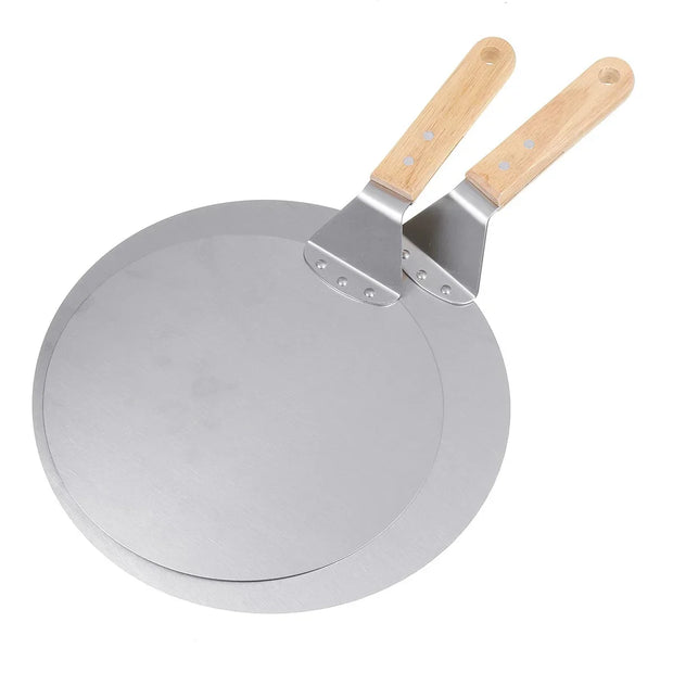 Stainless Steel Pizza Peel with Wood Handle