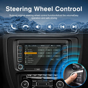 7 Inch Car Stereo MP5 Player Touch Creen BT AM/FM Radio Receiver With Android Auto Carplay For VW/Seat/Skoda/Passat/Golf/Polo