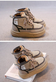 Winter Children Snow Boots 2025 New Kids Ankle Boots Toddler Girls Fashion Non-slip Plush Fur Warm Boys Cold-proof Short Boots