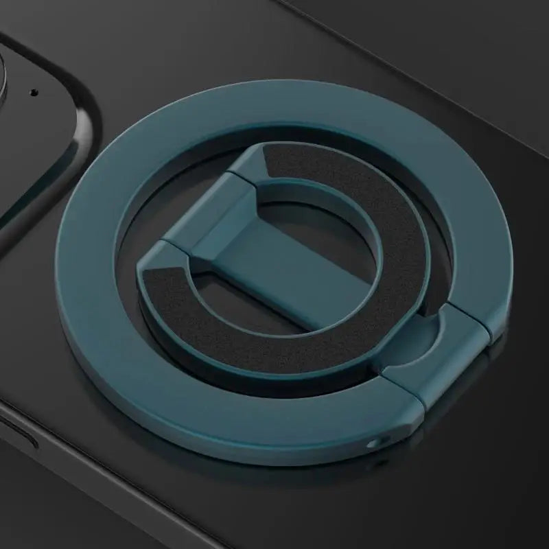 Magnetic Phone Stand – Double-Sided Ring Holder, Folding Desktop Bracket, 360° Rotation