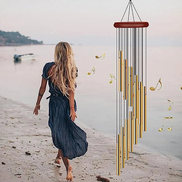 Aluminum Wind Chimes with 12 Tubes