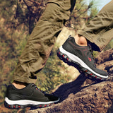 Men's Leather Casual Sneakers – Lightweight for All Seasons