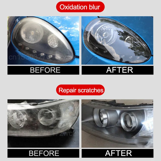 Car Headlight Restoration and Polishing Kit