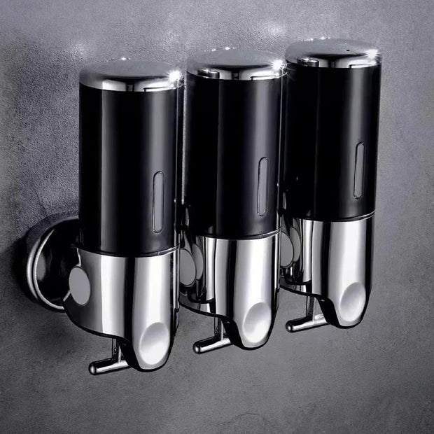 Wall-Mounted Shampoo and Soap Dispenser