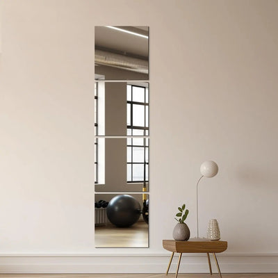 3D Acrylic Mirror Wall Sticker Set