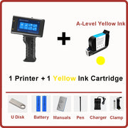 Willita Handheld Thermal Inkjet Printer English Language Production Date Number Logo Expiry Date Label Plastic Hand Jet Printer