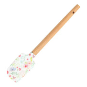 Christmas Themed Wooden Handle Pastry Batter Mixing Scraper Cake Cream Silicone Spatula Baking Decorating Tools Kitchen Utensils