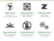 1200W/1600W Hand Push Weeder Lawn Mower Household Electric Weeder Handheld Multifunction Lithium Trimmer Hedge Lawn Trimmer