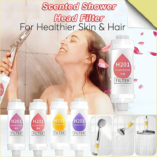 Scented Shower Head Water Softener Filter
