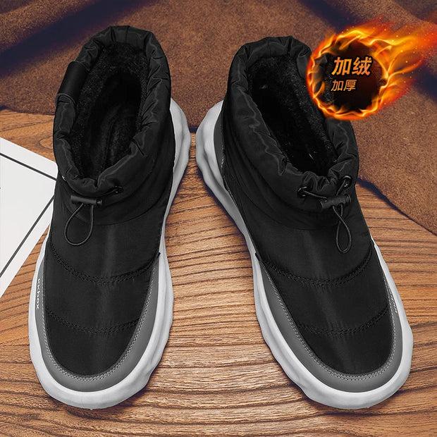 Winter Boots for Men Add Velvet Men's Sneakers Ankle Boots Soft and Comfortable Sports and Leisure Wear-resistant Non-Slip New