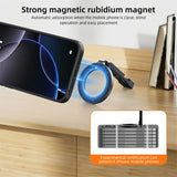 Magnetic Phone Tripod Mount – MagSafe Cold Shoe Mount with 1/4 Screw for iPhone & Android