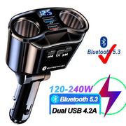 Fast Car Charger with Dual USB Ports