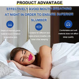 Mouth Tape for Sleeping - woman sleeping with mouth tape strip applied
