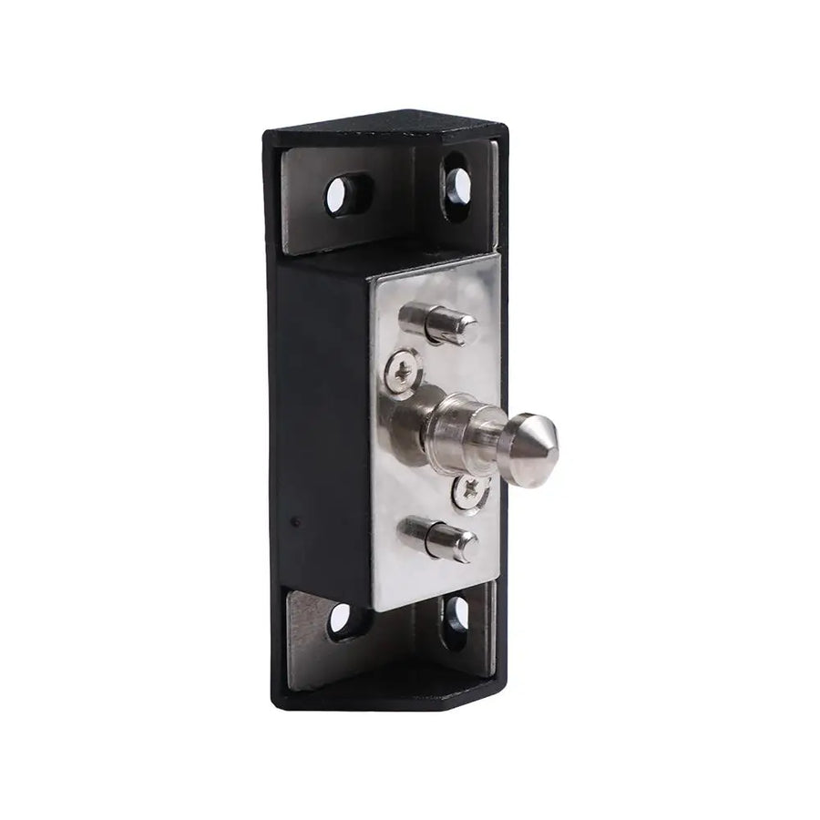 Metal latch bolt mechanism for hidden RFID electronic drawer lock, keyless IC card cabinet lock hardware