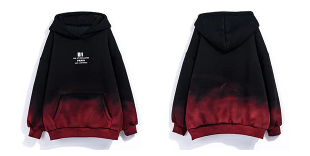 Fashion Kids Winter Clothes New Product Warm Hoodies Sweatshirts Boy Novelty High Streetwear Outerwear Child Gradient Sweatshirt