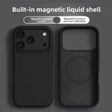 Magnetic Phone Case for iPhone 17/16 Pro Max, Liquid Silicone, MagSafe-Compatible