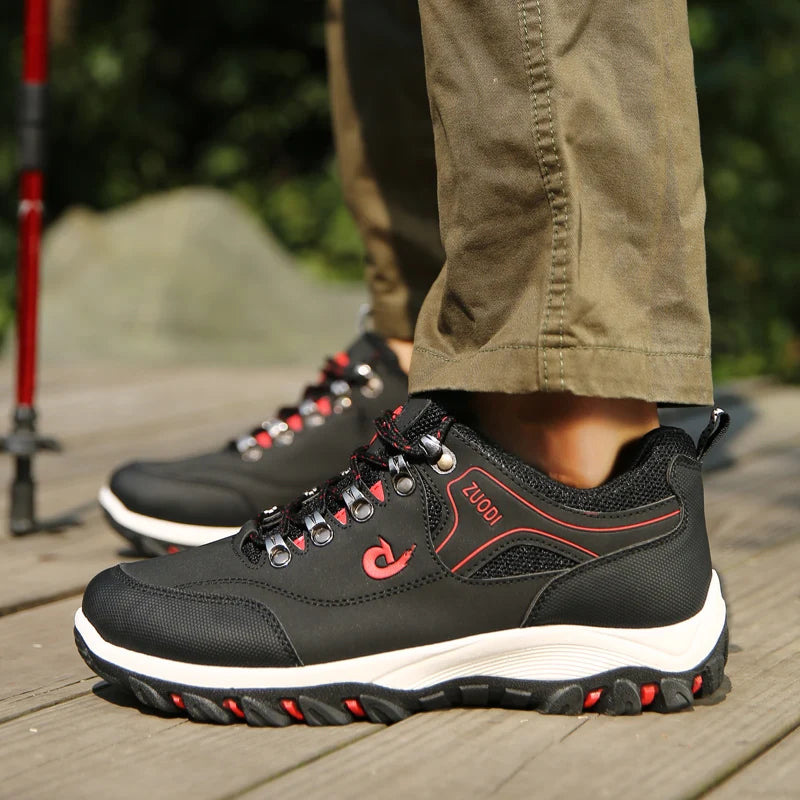 Men's Leather Casual Sneakers – Lightweight for All Seasons