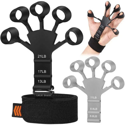 Adjustable Hand Grip Strengthener – 6 Resistance Levels for Guitar, Training & Exercise