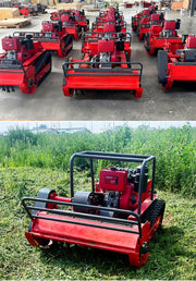 Customized Track-type All-terrain Zero-turn Remote-controlled Lawn Mower High Efficiency and Energy Saving