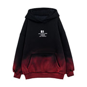Fashion Kids Winter Clothes New Product Warm Hoodies Sweatshirts Boy Novelty High Streetwear Outerwear Child Gradient Sweatshirt