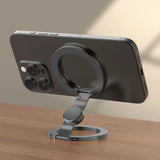 Double-Sided MagSafe Phone Holder – Foldable 360° Rotating Stand for iPhone 14/15/16
