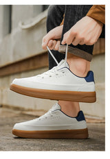 Men's Leather Casual Shoes, Lightweight Soft Sole