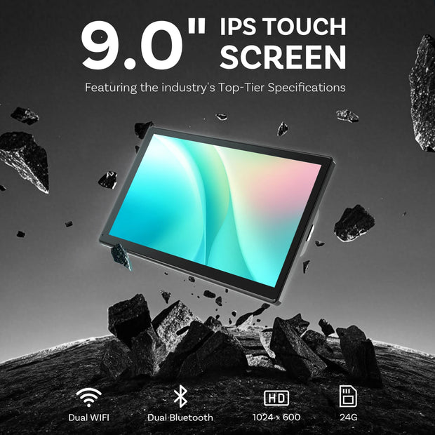 OTTOCAST CarPlay Screen 9.0" INCH 4K Car Touch Screen Wireless Carplay Android Auto Radio DVR GPS Video Built-in Youtube Netflix