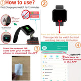 Smart Watch for Men & Women – Message & Fitness Monitor Bracelet