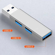 USB 3.0 3 Port USB Hub 2.0 Multi Type-C Ultra Slim Splitter Hub Power Adapter Multiple Expander USB 3.0 2.0 Hub For PC Xiaomi