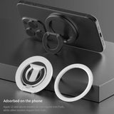 Magnetic Phone Stand – Double-Sided Ring Holder, Folding Desktop Bracket, 360° Rotation