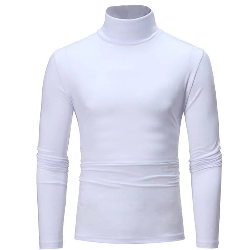Men’s Thermal Shirt – Slim Fit High Neck Long Sleeve Winter Top