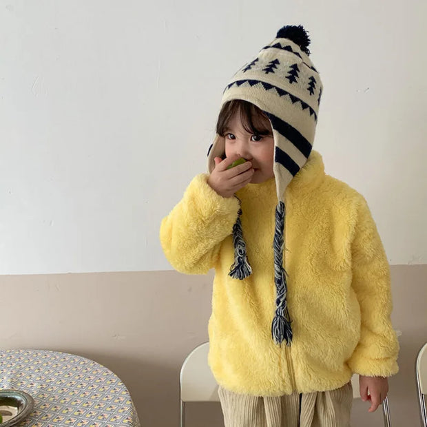 Kids Winter Coats 2025 New Children Outerwear Boy Warm Fleece Jacket Baby Girls Jackets for Autumn Spring Children Clothing
