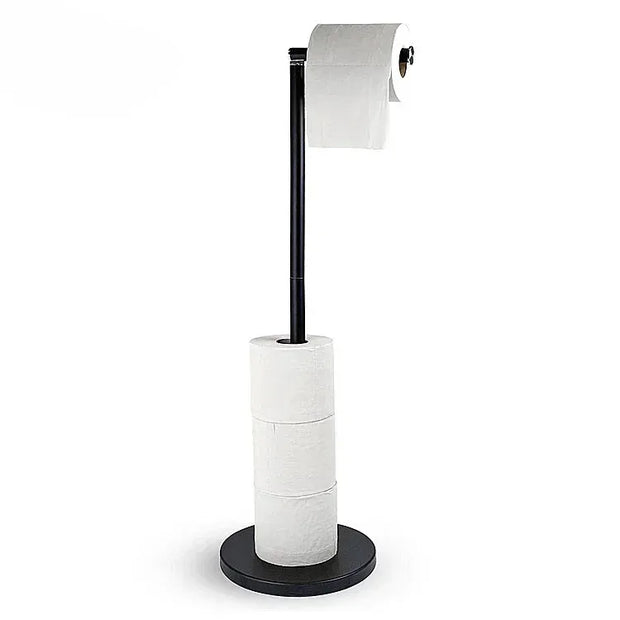 Freestanding Stainless Steel Toilet Paper Stand