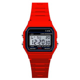 Men’s Military-Style LED Digital Watch with Silicone Band