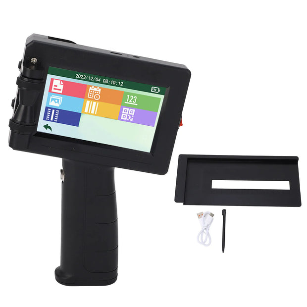 LA50 Portable Inkjet Label Printer 12.7mm Production Date Time Batch Number Handheld Inkjet Printer