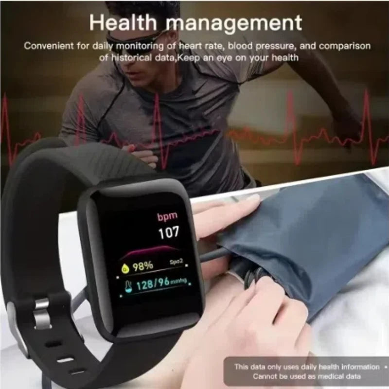 Multifunction Smart Watch, Message Reminder, Music Control, Sports Tracking