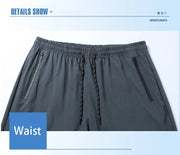 Joggers Man Breathable Quick Dry Sports Pants Spring Summer Drawstring Jogger Pants Men Sweatpants Fashion Casual Stretch Pants